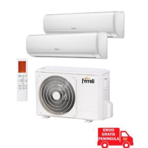 Aire Acondicionado MultiSplit 2x1 Ferroli Giada WiFi