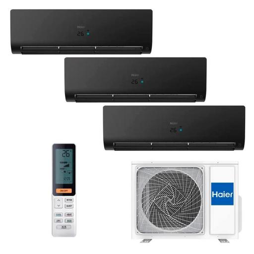 MultiSplit 3x1 Haier Flexis 3U70S2SR5FA + 2xFlexis 25 Flexis Negra + Flexis 50 Negra WiFi 