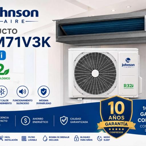 Johnson JDM71V3K  WIFI Aire Acondicionado Conductos [1]
