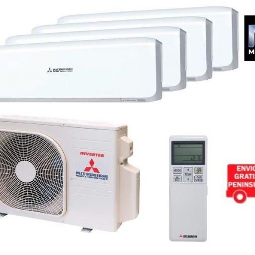  4X1 Mitsubishi Heavy Serie Smart-SCM71ZS-W + SKM35ZSP-W + SKM25ZSP-W + SKM25ZSP-W + SKM25ZSP-W