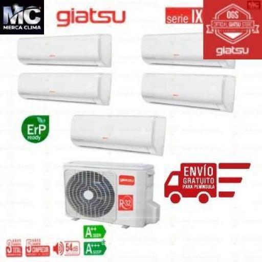 Giatsu 5x1 gia-M05-42IX41BR32 + -09AR2R32+ 09AR2R32 + 09AR2R32 + 09AR2R32 + 12AR2R32 wifi