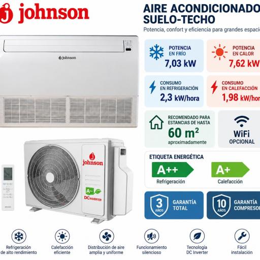 Johnson JFM71V3K Aire acondicionado Suelo-Techo