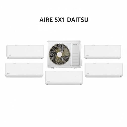 5x1 Daitsu Aire Acondicionado 4 Free MAX 9 WIFI+1 Free Max 12 wifi+DOSM-42KDT
