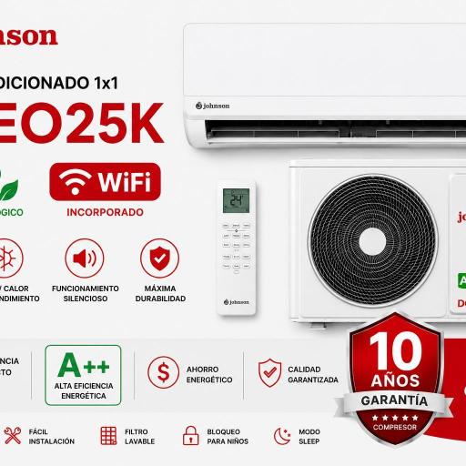 Johnson LICEO 25 K Aire Acondicionado 1x1 WIFI