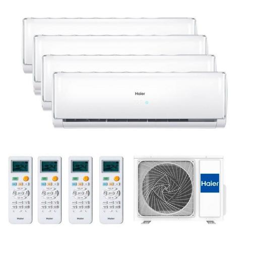 MultiSplit 4X1 Haier 4U85S2SR2FA + 3 split GEOS PLUS 25 + 1 split GEOS PLUS 35 WiFi