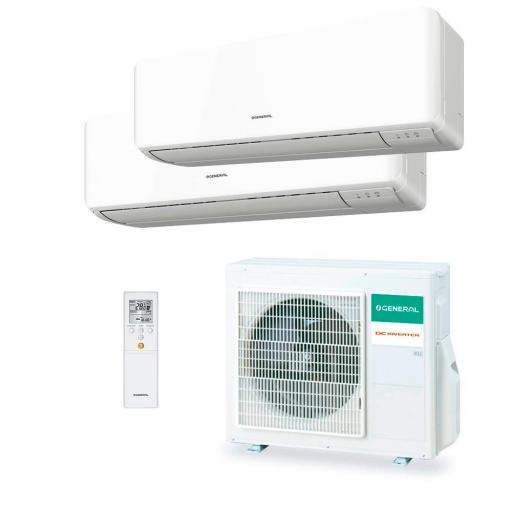 Multisplit 2x1 General ASG1412U2MI-KM(EXT.24) con Wi-Fi