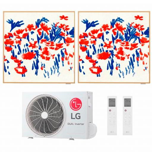 MultiSplit 2X1 LG Artcool Gallery Photo AR9 + AR12 + MU2R15