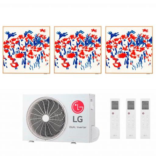 MultiSplit 3X1 LG 2xArtcool Gallery Photo AR9+ AR12 + MU3R19
