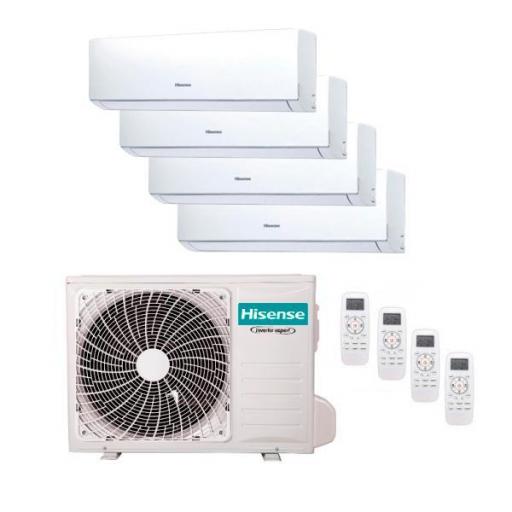 Multisplit 4x1 Hisense Style 4AMW81U4RAA + 3x CF25YR04G + 1x CF35MR04G WiFi