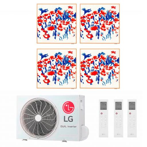 MultiSplit 4X1 LG 3xArtcool Gallery Photo AR9 + AR12 + MU4R25