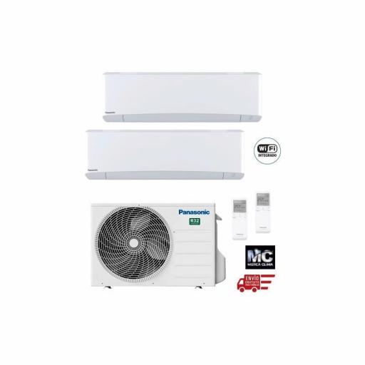 Panasonic KIT-2Z2035-VKE Etherea 2x1 Blanco mate