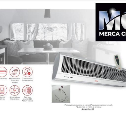 Cortina AIRE GIA-AC12-1900SA1 Ancho 1200mm 200W 1900m³/h 11m
