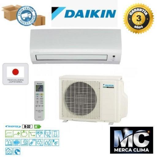 Daikin TXF35E Aire Acondicionado 1x1 + INSTALACION