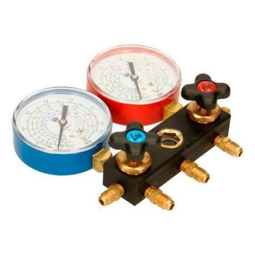  Kit de Carga con Analizador y Mangueras 1500 mm Wigam. 1/4'' [1]