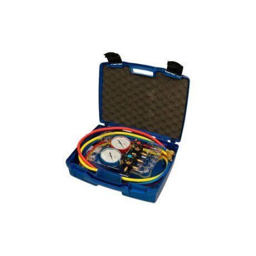  Kit de Carga con Analizador y Mangueras 1500 mm Wigam. 1/4''