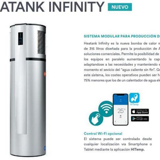 Bomba de calor ACS Daitsu Heatank Infinity 315L wifi [1]