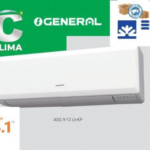 SPLIT GENERAL ASG 12 UI KP R-32+ INSTALACION(SOLO ALICANTE)