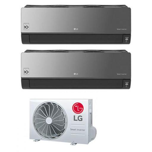 MultiSplit 2x1 LG Dual Inverter Art Cool Crystal 2100 + LG Art Cool Crystal 3100 WiFi  [2]