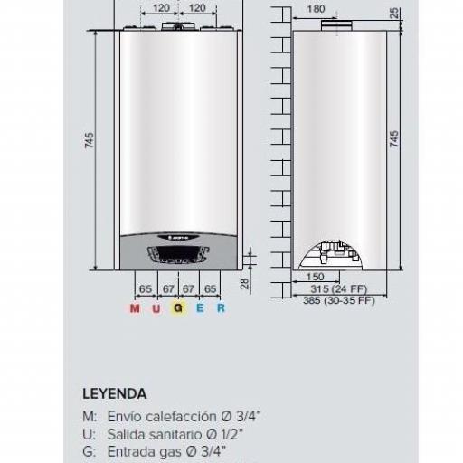 Ariston CLAS ONE 24FF EU wifi +KIT SALIDA HUMOS [1]