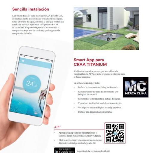Bomba de calor para piscinas Aquatermic CRAA TITANIUM 15 [1]