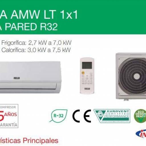 Riello Carrier AARIA AMW 50QP R32 split aire wifi incluido  [1]