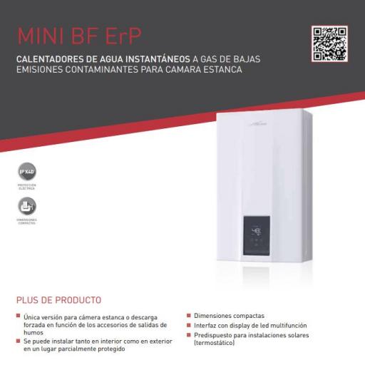 CALENTADOR DE GAS ESTANCO SIME MINI 12 BF ErP GAS NATURAL