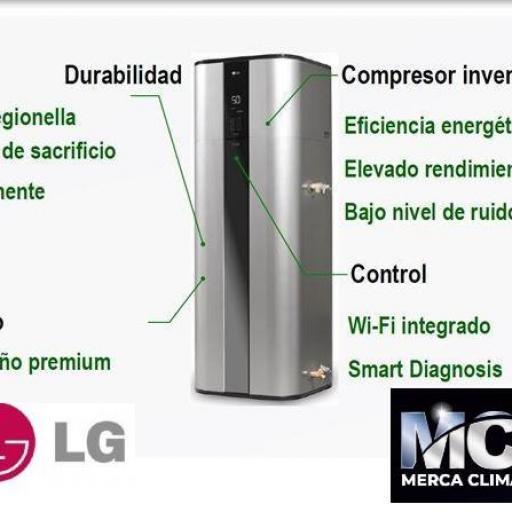  AeroTermo LG 200L Bomba de Calor WH20S.F5 - Inverter-Inox-Clase A+ [4]