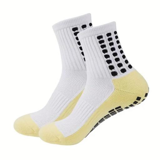 CALCETINES DEPORTIVOS ANTIDESLIZANTES BLANCOS [1]