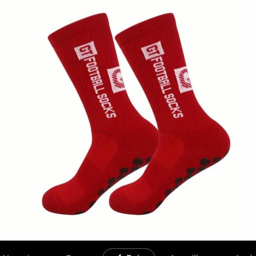 CALCETINES DEPORTIVOS ROJOS 