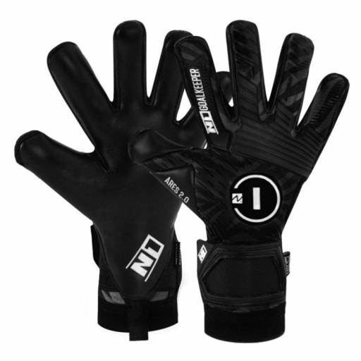 GUANTES DE PORTEROS ARES 2.0 ALL BLACK UGT+II