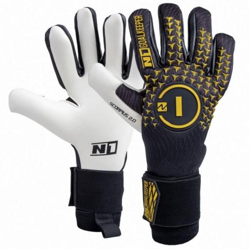 GUANTES DE PORTEROS SCORPIUS 2.0 GOLDEN BLACK UGT+II