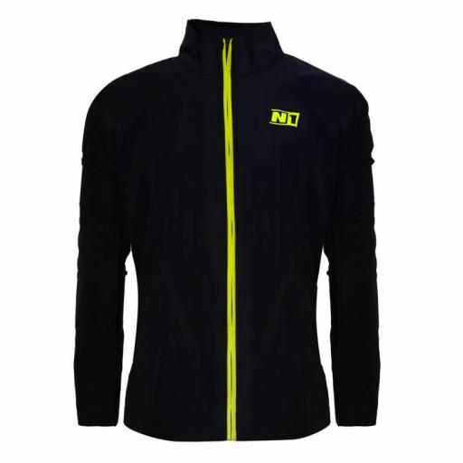 CHUBASQUERO NEGRO NEON