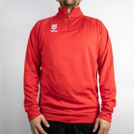 SUDADERA TÉCNICA ROJA TWOFIVE 
