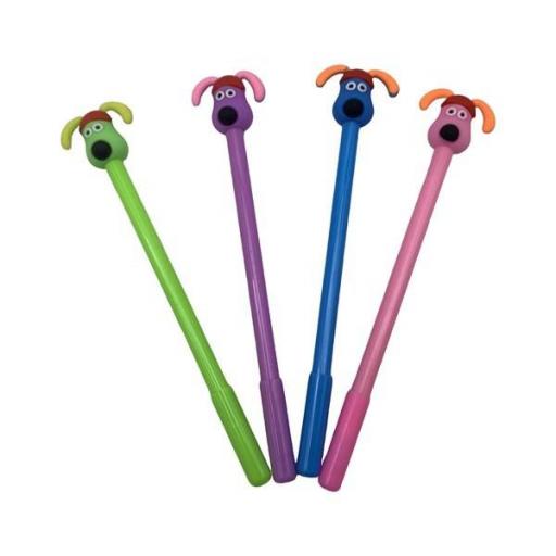 BOLIGRAFO PERRO GEL - PACK 12 UNIDADES 