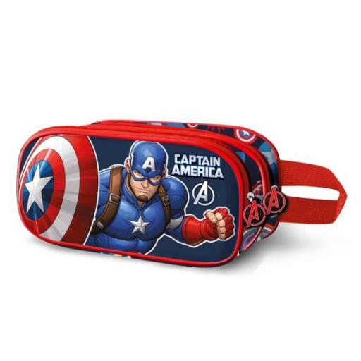 PORTATODO CAPITAN AMERICA DOBLE