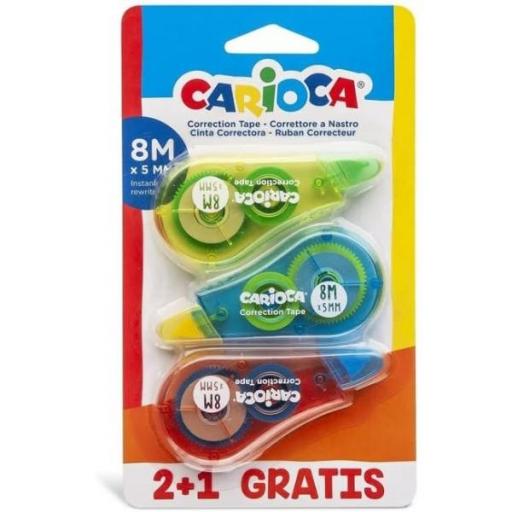 CORRECTOR TAPE 5MM 2+1U
