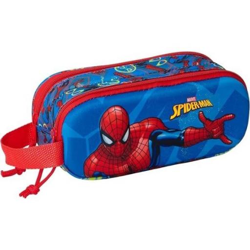 PORTATODO DOBLE 3D SPIDER-MAN