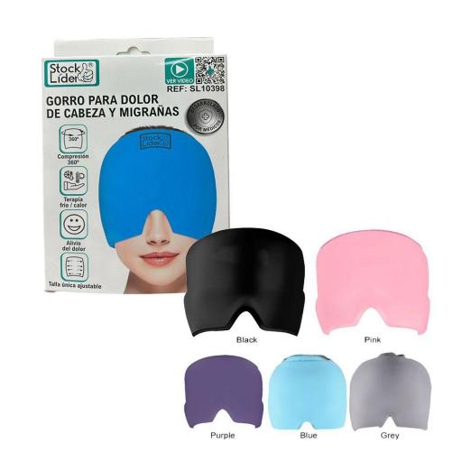 Gorro para dolor de cabeza y migrañas 