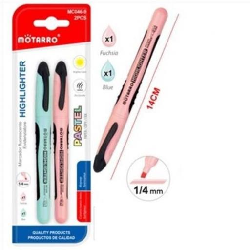 MARCADOR COLORES FLUORESCENTES 2U