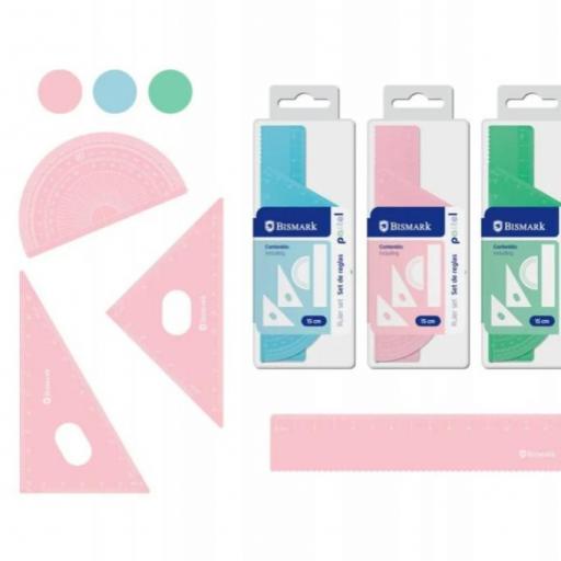 SET REGLAS TONO PASTEL BISMARK