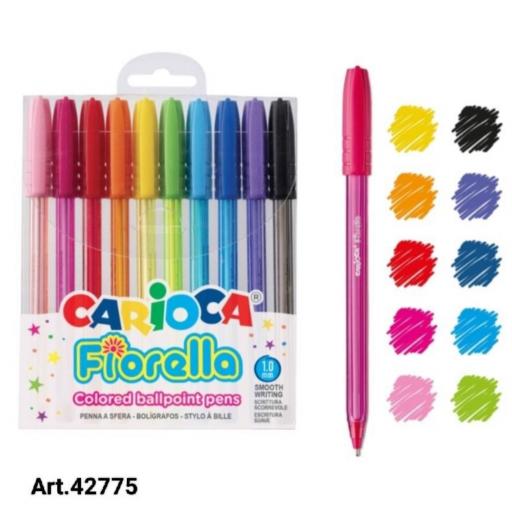 Set 10 bolígrafos Carioca 