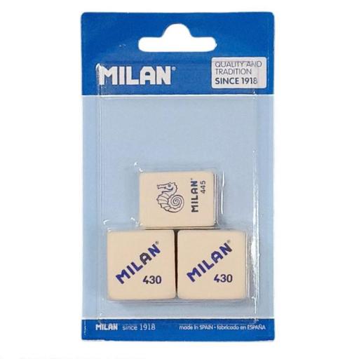 Set  3 Gomas Milan 