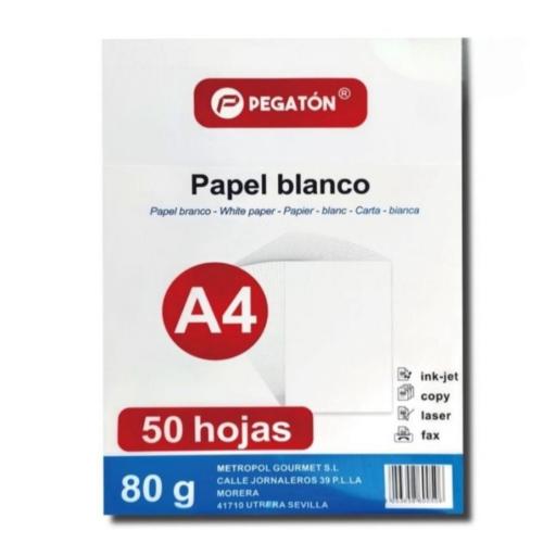 Paquete Folio A4 80 gramos - 50 Hojas