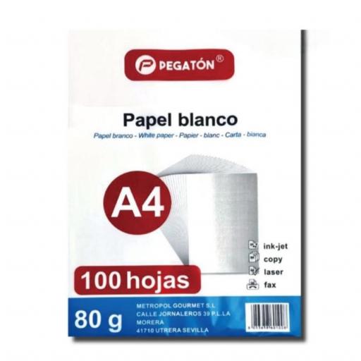 Paquete Folio A4 80 gramos - 100 Hojas