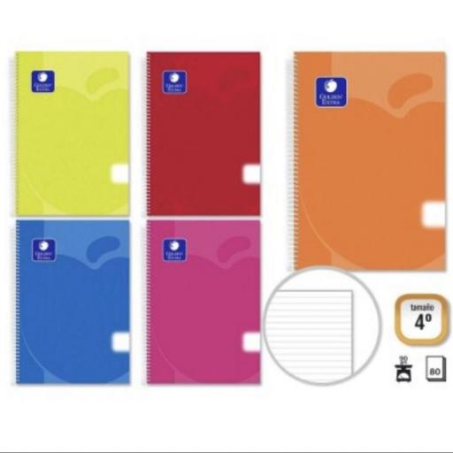 Paquete 5 cuadernos Raya Tamaño A5- 80 hojas - 90 gramos