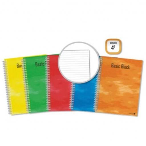 Pack 10 cuadernos Tamaño Cuartilla (A5) - 1 Raya