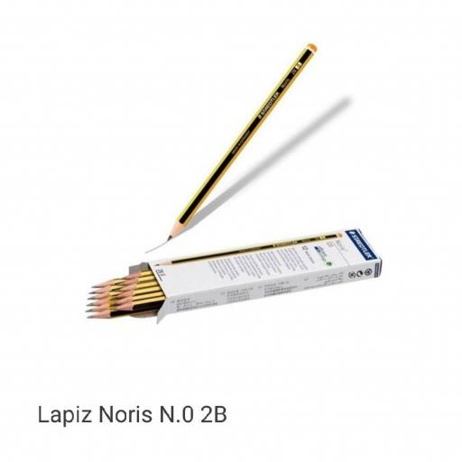 Caja 12 Lapices Staedtler Noris N0 2B