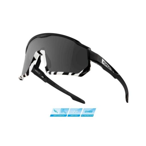 Gafas Force Drift Negro-Zebra lente negro