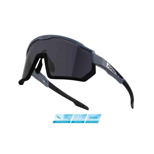 Gafas Force Drift Gris-Negro lente negra