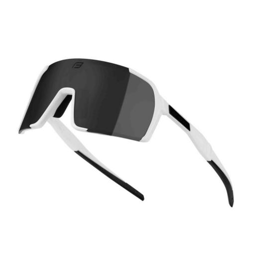 Gafas Force Glare Blanca lente negro espejo